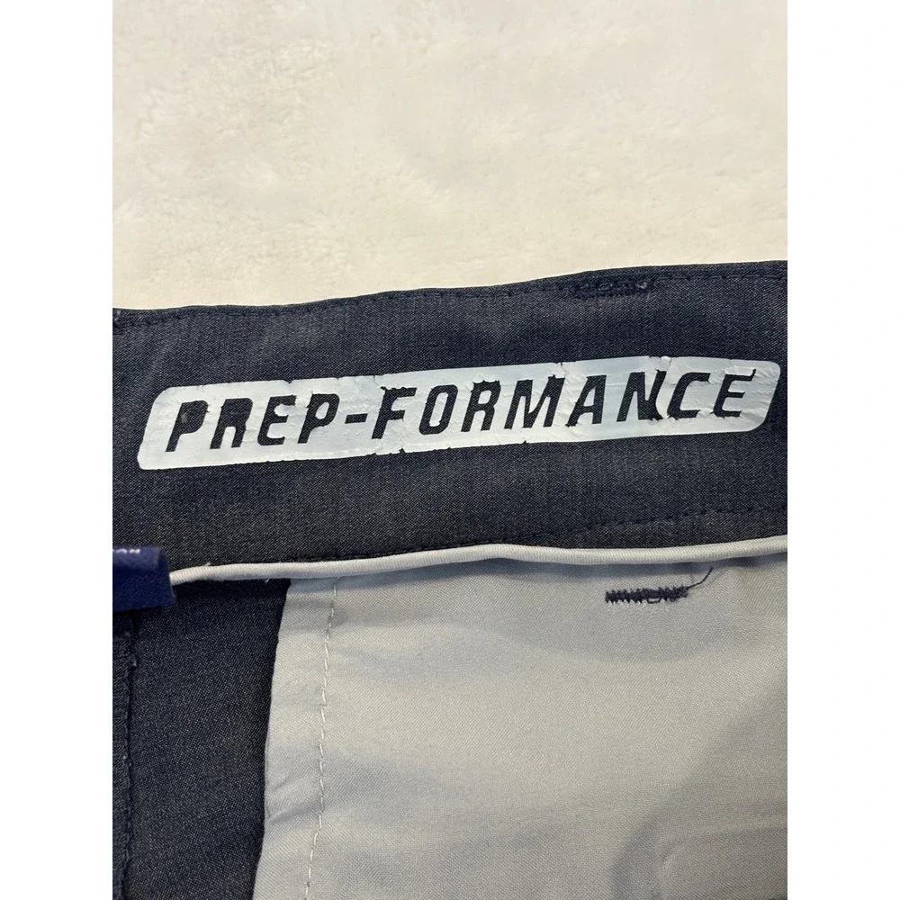 Johnnie-O Prep-Formance Navy Blue Heathered Golf Shorts Boys Size 12